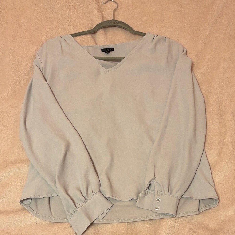 Ann Taylor V-Neck Blouse